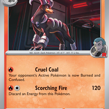 Team Rocket's Houndoom #038/182 Uncommon / Destined Rivals