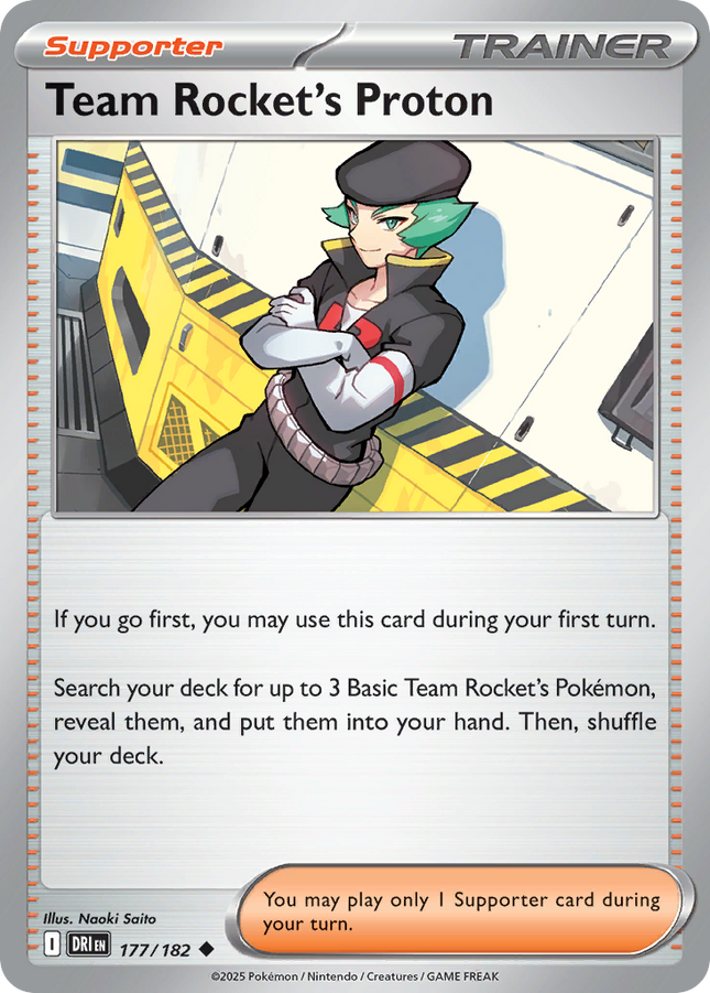Team Rocket's Proton #177/182 Uncommon (Reverse Holofoil) / Destined Rivals