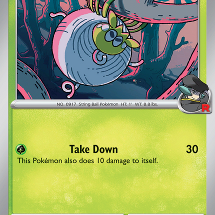 Team Rocket's Tarountula #019/182 Common / Destined Rivals