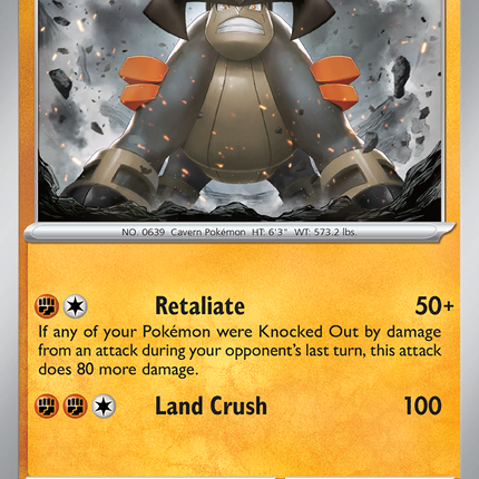 Terrakion #054/086 Rare (Reverse Holofoil) / White Flare