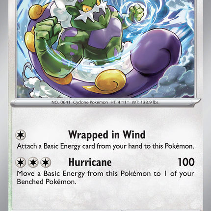 Tornadus #078/086 Rare (Reverse Holofoil) / White Flare