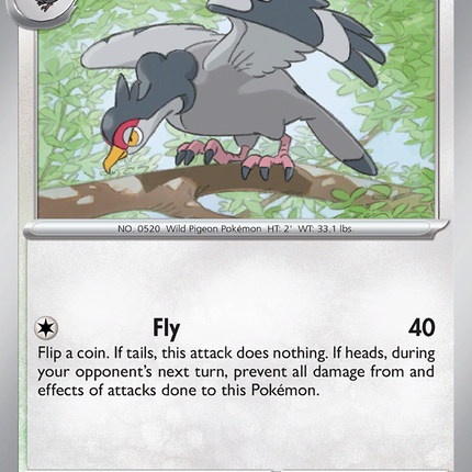 Tranquill #072/086 Common (Reverse Holofoil) / Black Bolt