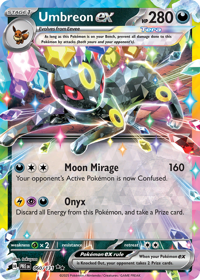 Umbreon EX #060/131 Double Rare (Holofoil) / Prismatic Evolutions