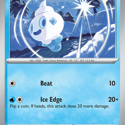 Vanillite #027/086 Common / White Flare