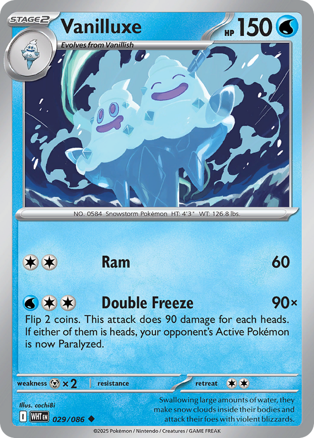 Vanilluxe #029/086 Uncommon / White Flare