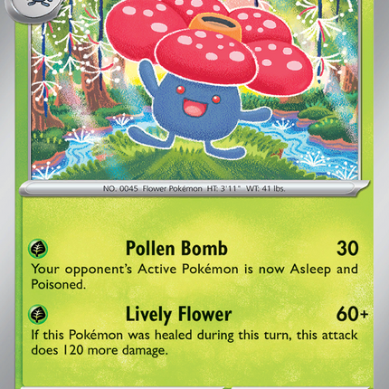Vileplume #003/094 Rare (Reverse Holofoil) / Phantasmal Flames