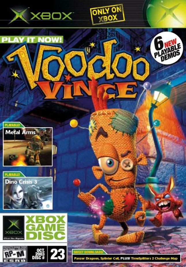 Xbox Magazine Demo Disc #23 October 2003 Voodoo Vince (Xbox)