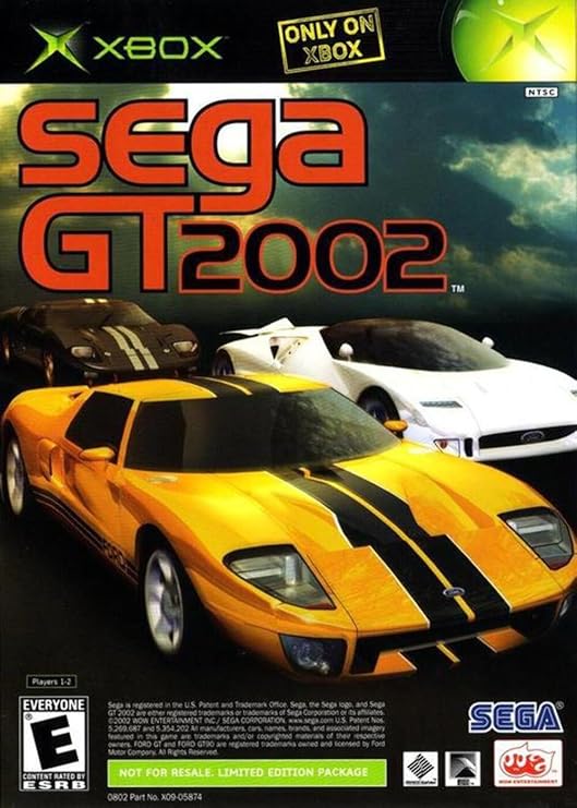 Sega GT 2002 & JSRF [Not For Resale] (Xbox)