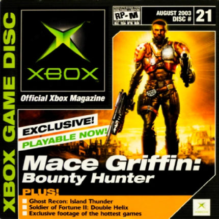 Xbox Magazine Demo Disc #21 August 2003 Mace Griffin Bounty Hunter (Xbox)