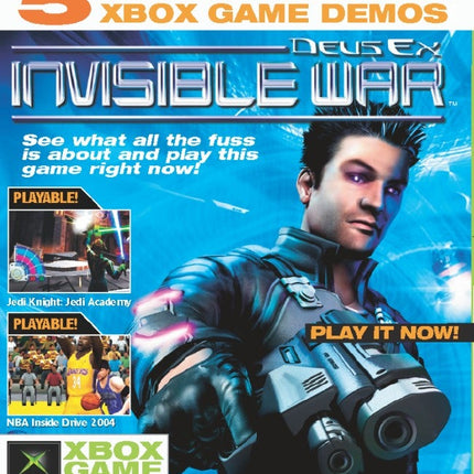 Xbox Magazine Demo Disc #27 January 2004 Deus Ex Invisible War (Xbox)
