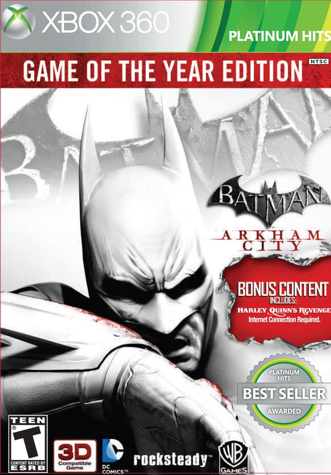 Batman Arkham City [Platinum Hits] [Game Of The Year] (Xbox 360)