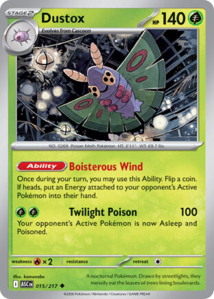 Dustox #015/217 Uncommon / Ascended Heroes