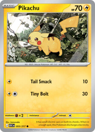 Pikachu #055/217 Common / Ascended Heroes