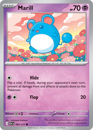 Marill #083/217 Common / Ascended Heroes