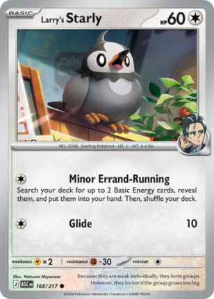 Larry's Starly #168/217 Common / Ascended Heroes