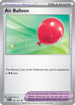 Air Balloon #181/217 Uncommon / Ascended Heroes