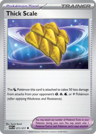 Thick Scale #211/217 Uncommon / Ascended Heroes
