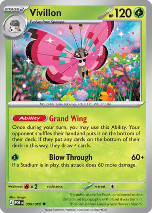 Vivillon #009/088 Uncommon / Perfect Order