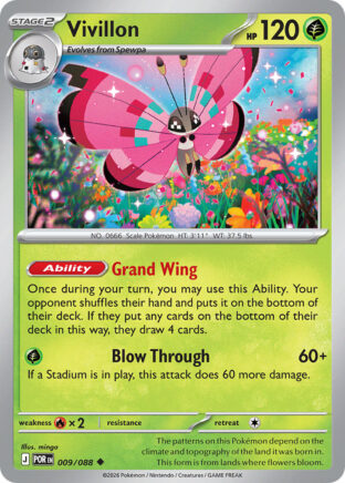 Vivillon #009/088 Uncommon / Perfect Order