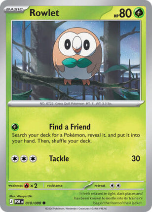 Rowlet #010/088 Common / Perfect Order