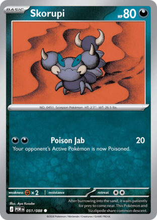 Skorupi #051/088 Common (Reverse Holofoil) / Perfect Order