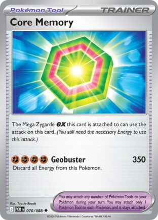 Core Memory #070/088 Uncommon (Reverse Holofoil) / Perfect Order