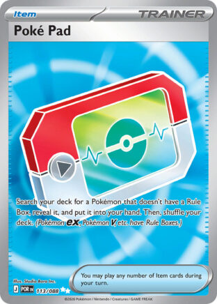 Poké Pad #113/088 Ultra Rare (Holofoil) / Perfect Order